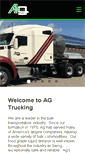 Mobile Screenshot of agtrucking.com